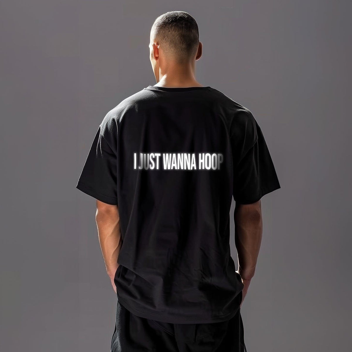 I Just Wanna Hoop T-Shirt [REFLECTIVE]