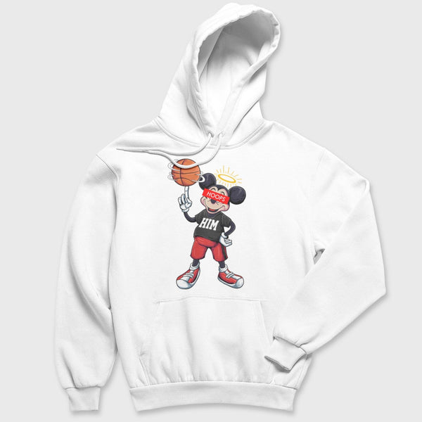 White mickey mouse 2025 hoodie nba youngboy