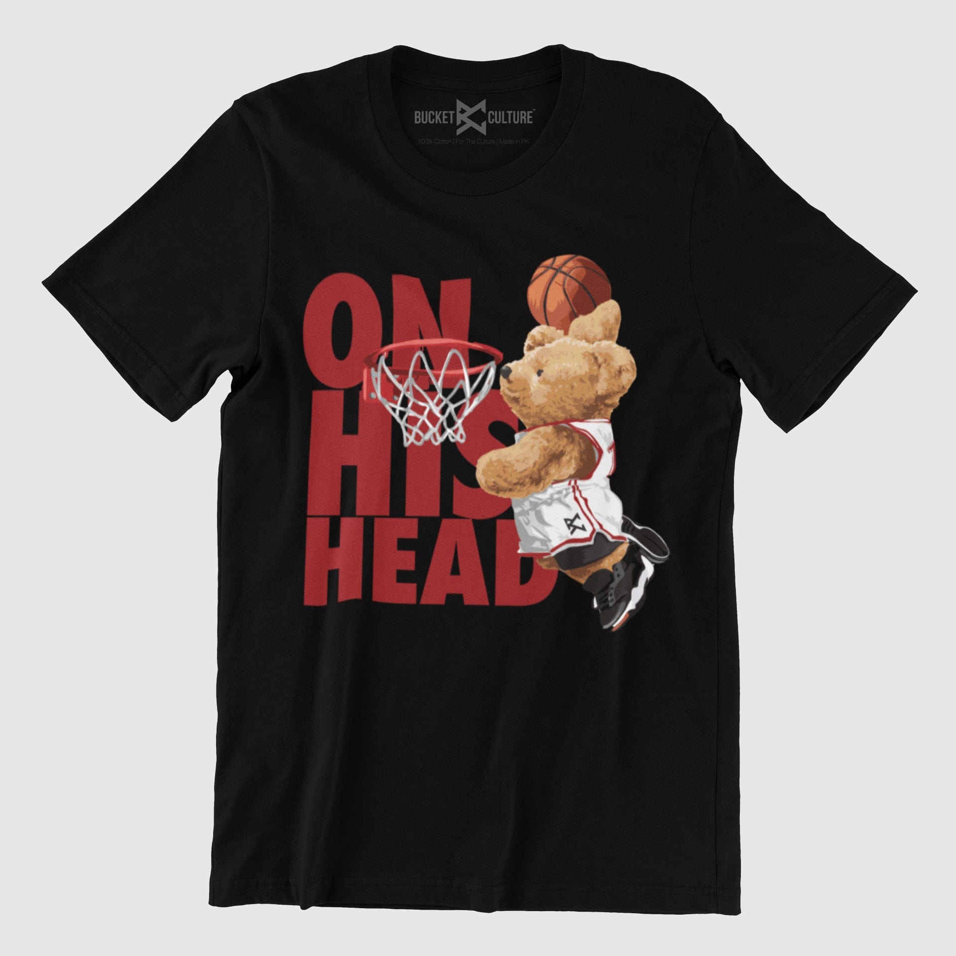 On His Head T-Shirt – Bucket Culture